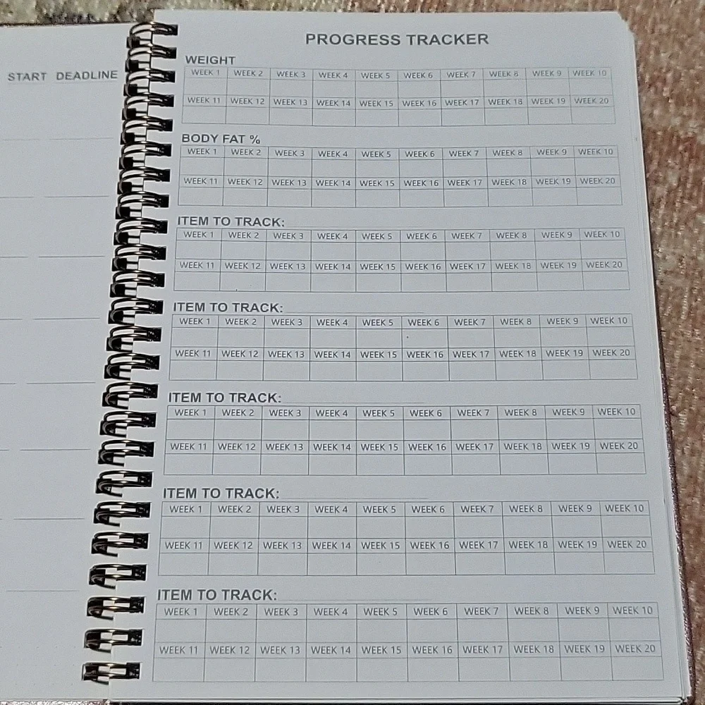 Fitness Planner/Journal
